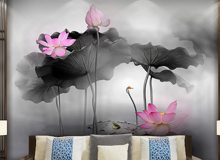 背景墻打印機樣品圖